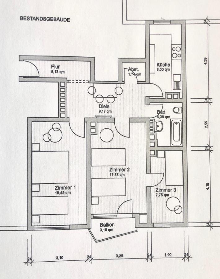 Messeapartment An Der Altstadtmauer Нюрнберг Екстериор снимка